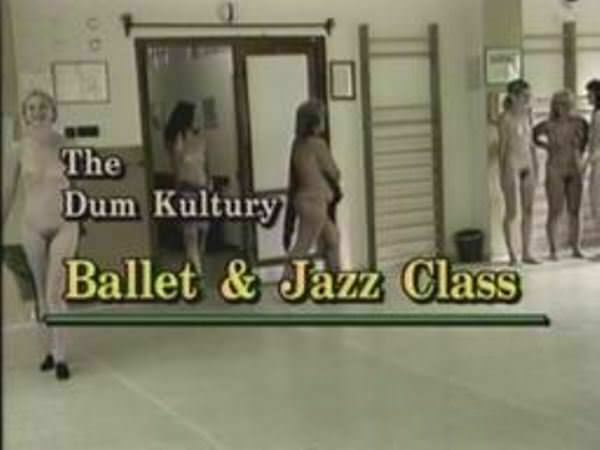 Nudists are engaged in the ballet and dances