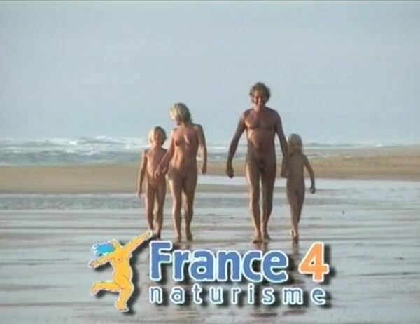 Nudists of France of video - a family nudism of HD