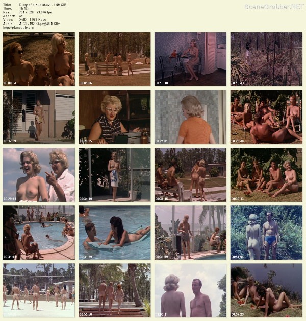 Retro nudist film - A nudist colony double feature