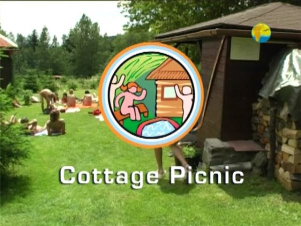 Cottage Picnic - family naturism of video