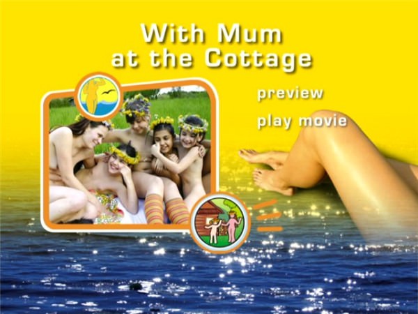 HD family naturism video - With Mum at the Cottage