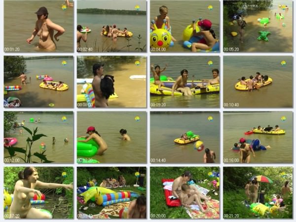 DVD of video of nudists on the lake