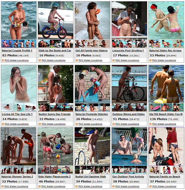 Excellent galleries about FKK nudism