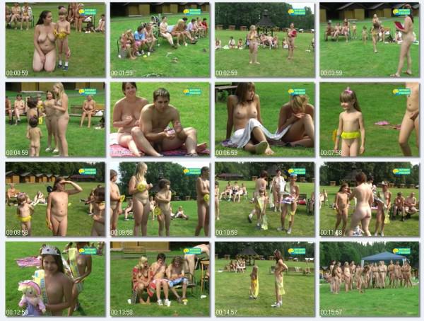 Naturist Freedom - beauty contest among children of girls of nudists