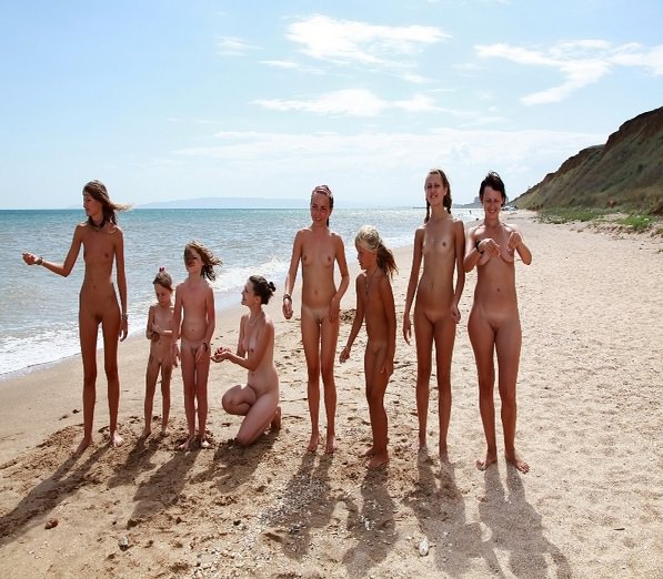 Photo of nudists on beaches for a nudism