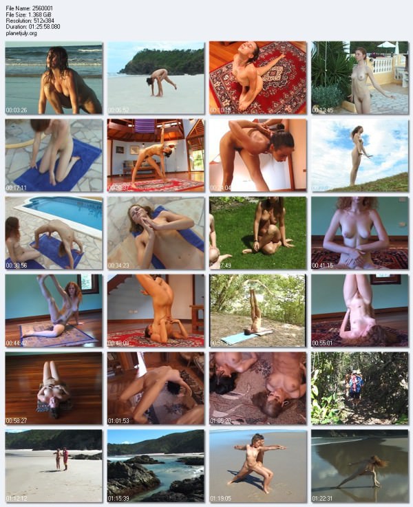 Nudism video - visions of yoga