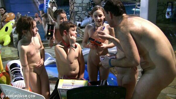 Purenudism HD video - family nudism in the pool