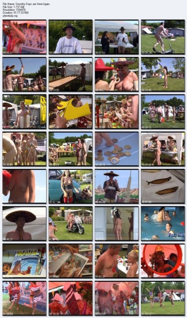 Holiday of a nudism of video