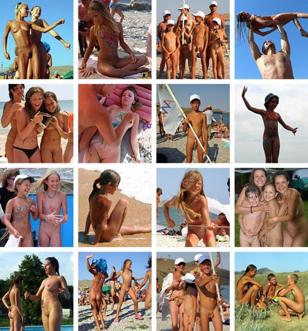 Photo of young and adult nudists - Purenudism