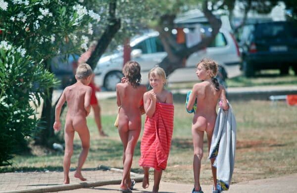 Pure nudism photo - Camp of nudists