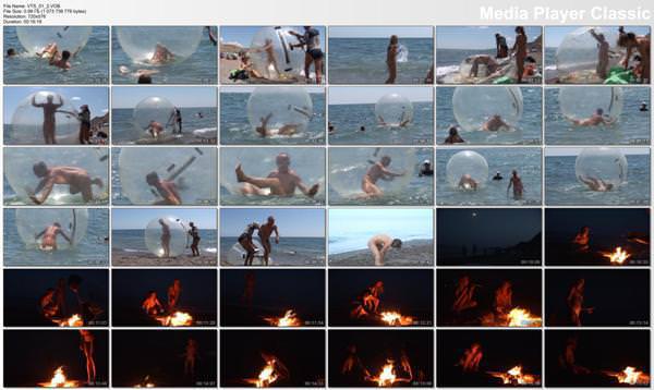 Naturism HD video - Great Balls and Naked Fire