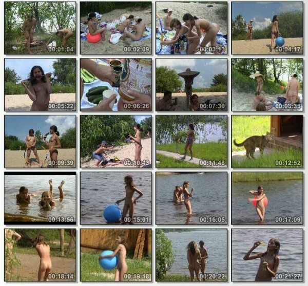 Kicking Off The Kiev Summer - family naturism video