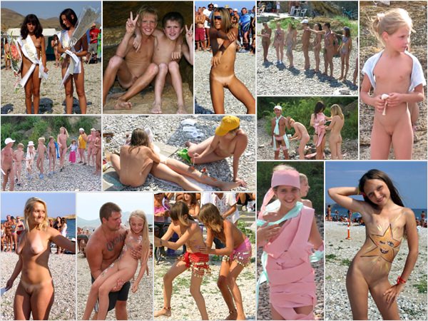 Family nudism photo (set 6)