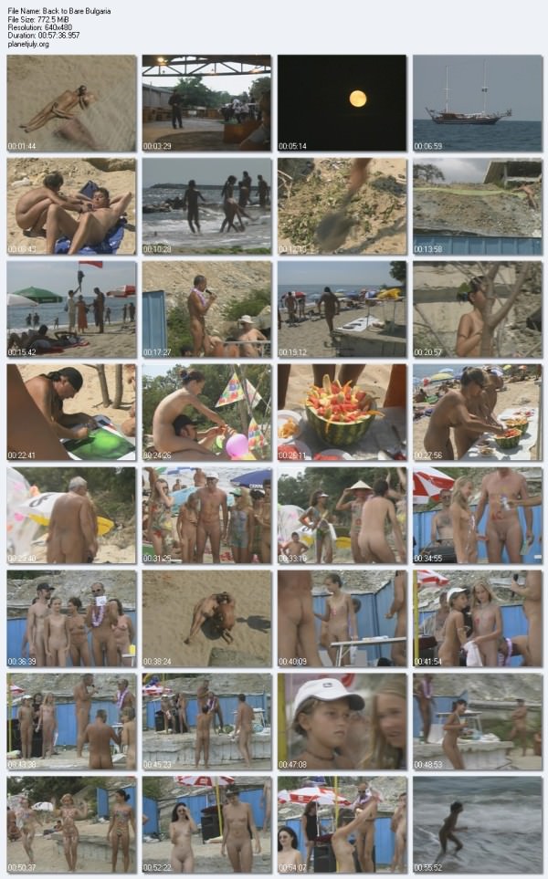 Nudism Video - returning to shore in Bulgaria videos