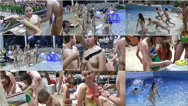 Nudism video about naked rest in the pool